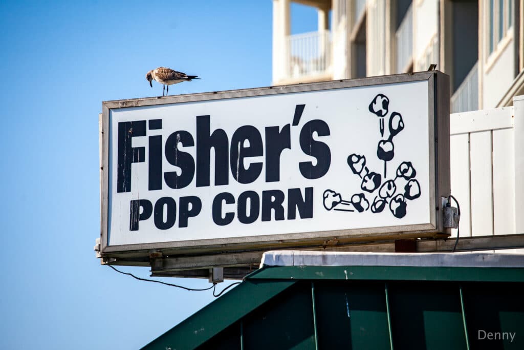 Fisher's popcorn is one of the best places to visit in the ocean city