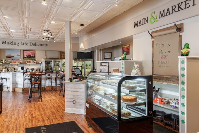 Main & Market Family Friendly Restaurant Annapolis deserts counter