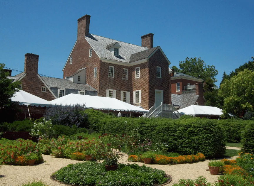 William Paca House and Garden one of the places to visit in annapolis
